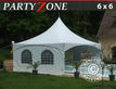 Sonstige Pagodenzelt Partyzone Pavillon 6x6m aus PVC