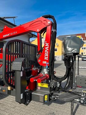 Krpan Rückewagen GP8DF mit Kran 7,6 K 7,60m 2