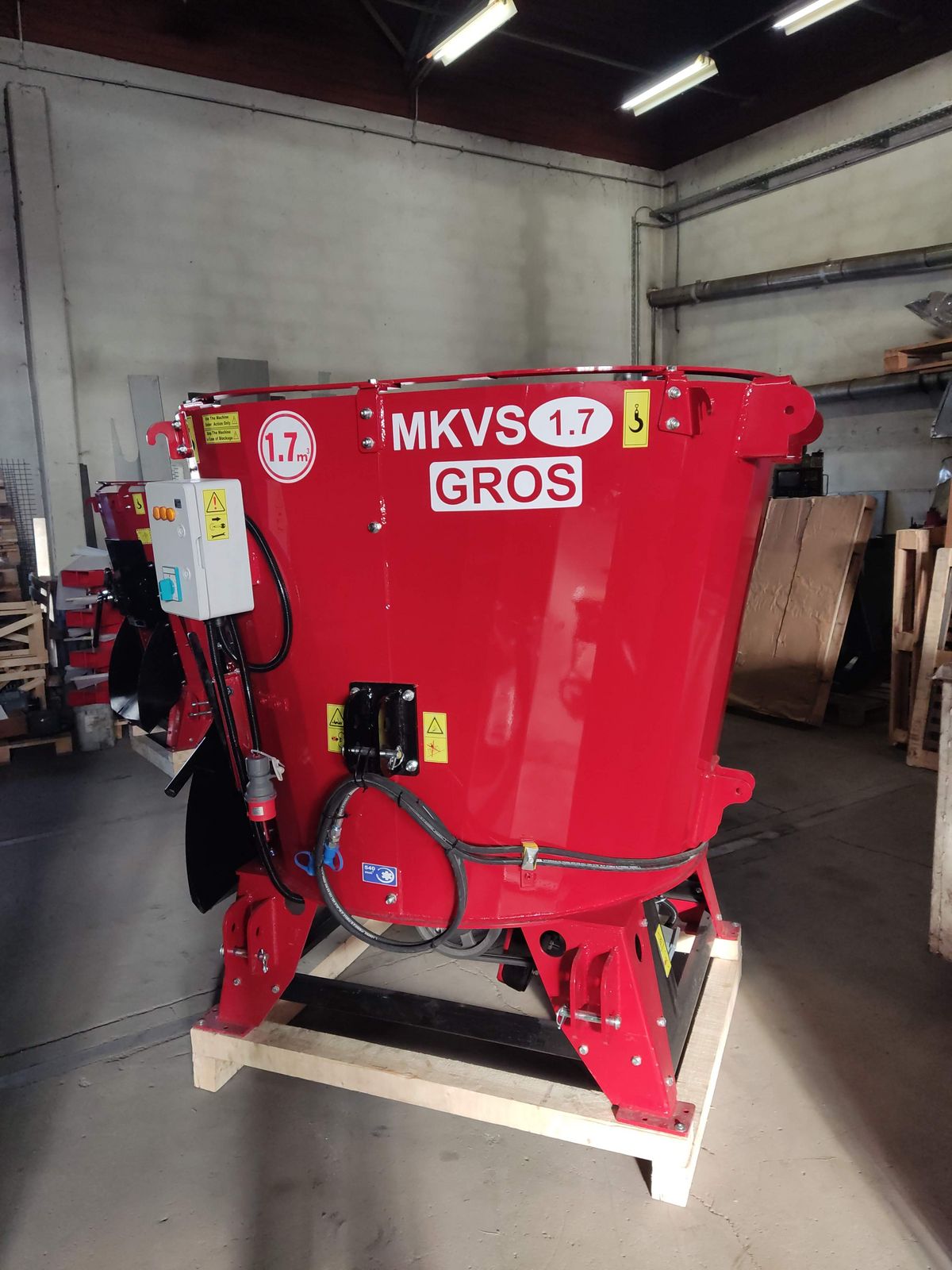 Gros Vertikaler  Futtermischer MKVS 1,7m3  3