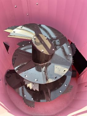 Gros Vertikale stationär Futtermischer 3,5m3 