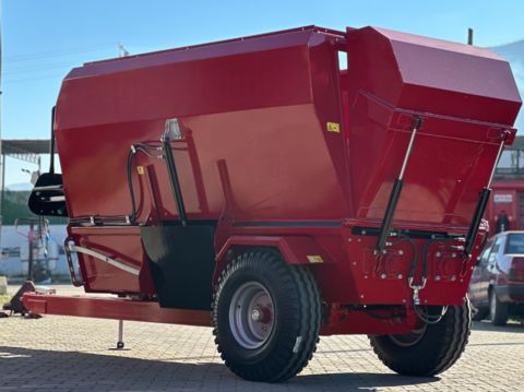 Gros Horizontaler Futtermischer wagen 4m3