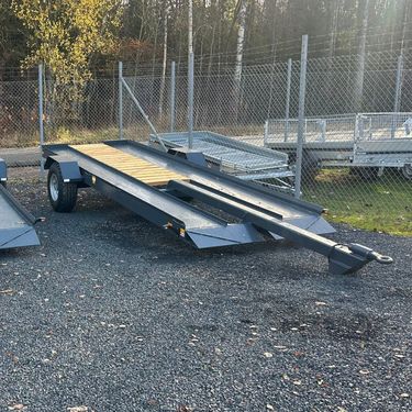 Sonstige 1-achsige Transportplattform / Tieflader, 5 Tonn