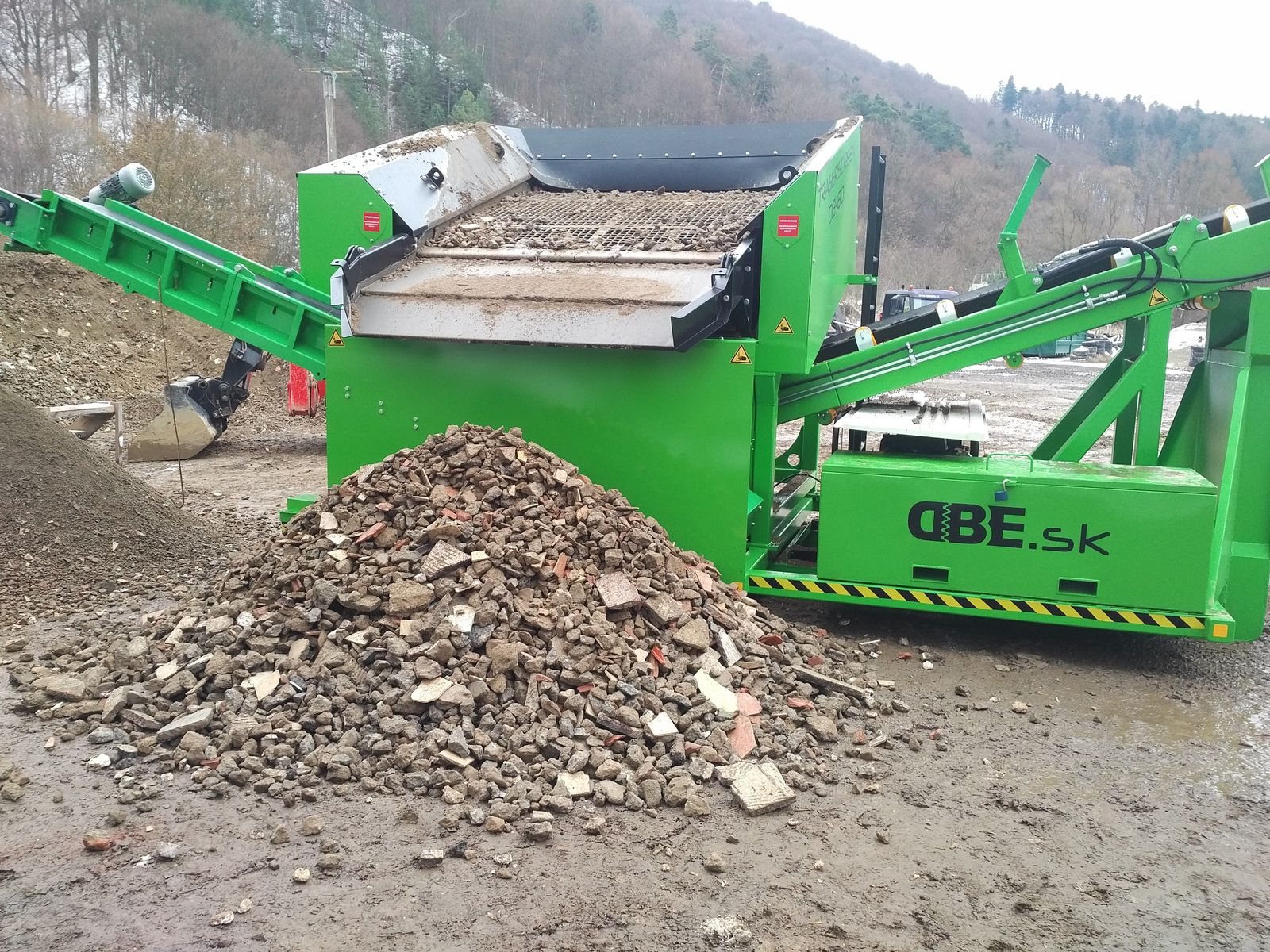 DB Engineering Hakenlift Siebanlage 3