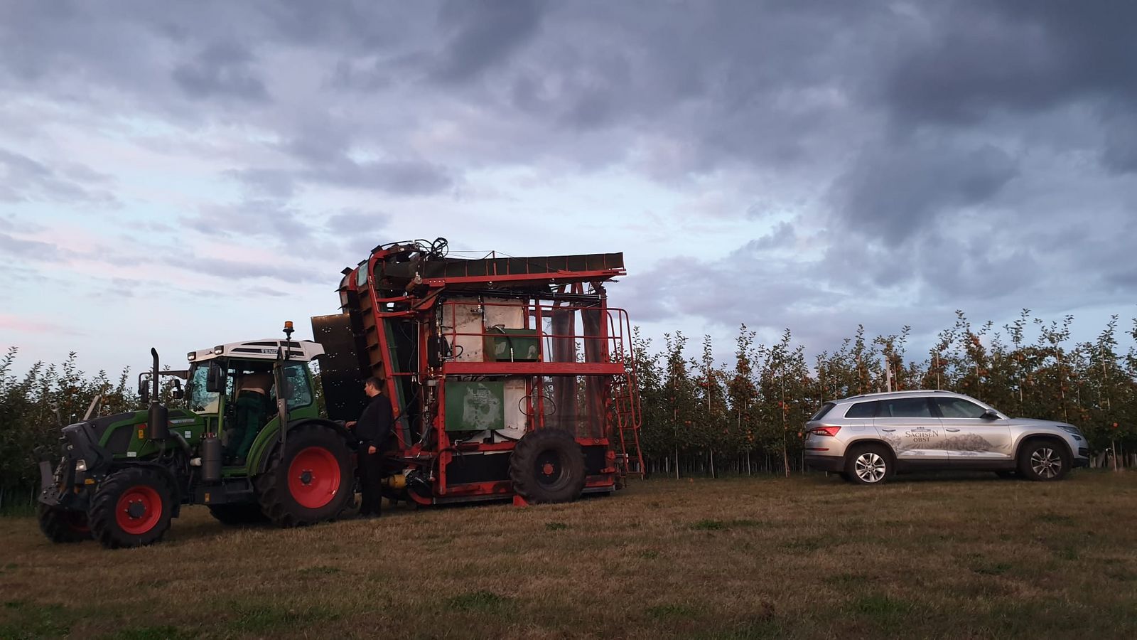 Fruchtwandvollernter für Äpfel  2