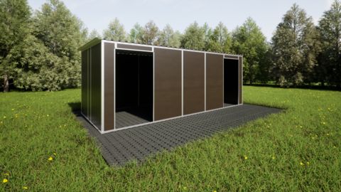 Sonstige Offenstall / Pferdestall massiv & günstig 7x3, W