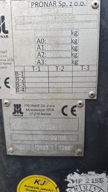 Pronar T286 Hakenlift mit Container 