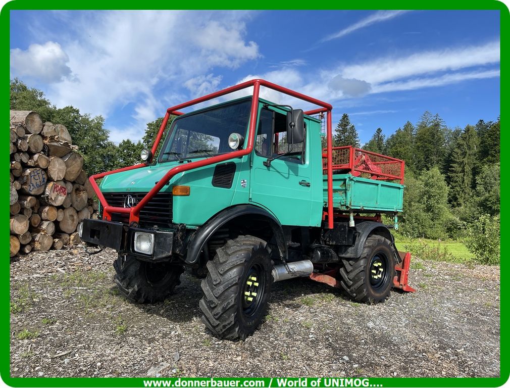 Unimog U1000 mit Werner Forstausrüstung  1