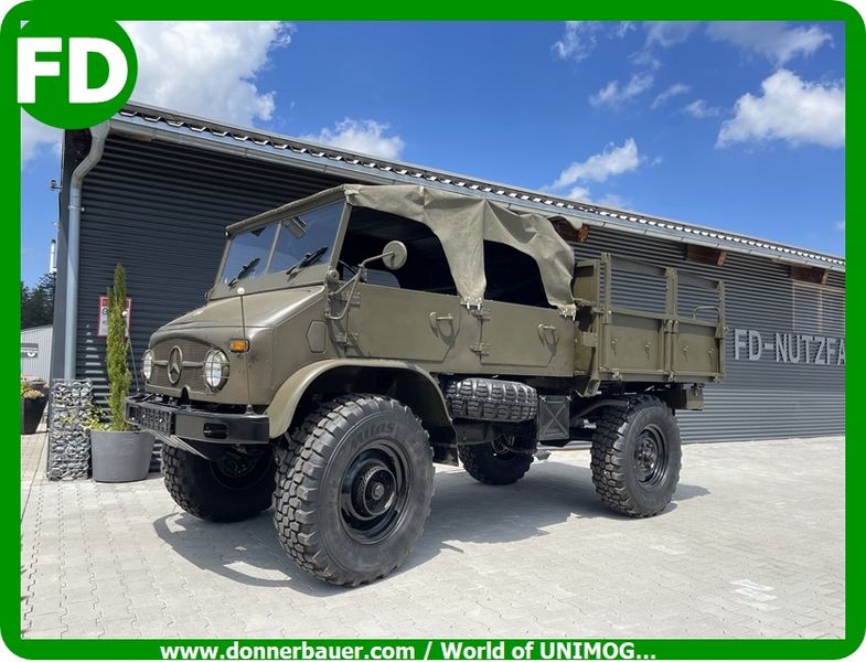 Mercedes Unimog 404 Doka-Cabrio mit Pkw Führerschein 2