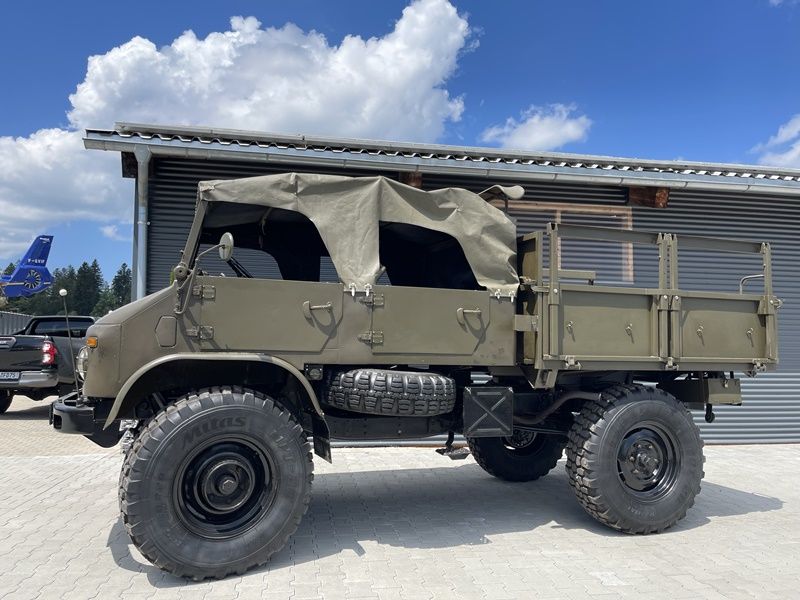 Mercedes Unimog 404 Doka-Cabrio mit Pkw Führerschein 3