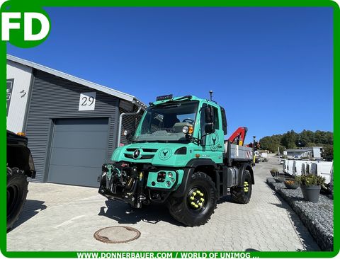 Mercedes Unimog U318 aus Ez. 2014 mit Ladekran , Forstzan