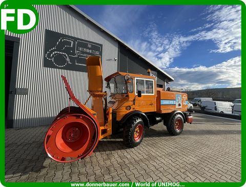 Unimog Schneefräse , erst 980 KM , 377 BTS 