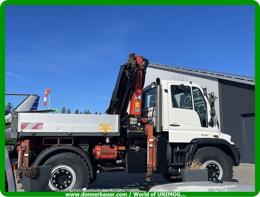 Unimog Unimog U400 Bergefahrzeug , Winde-Kran  2