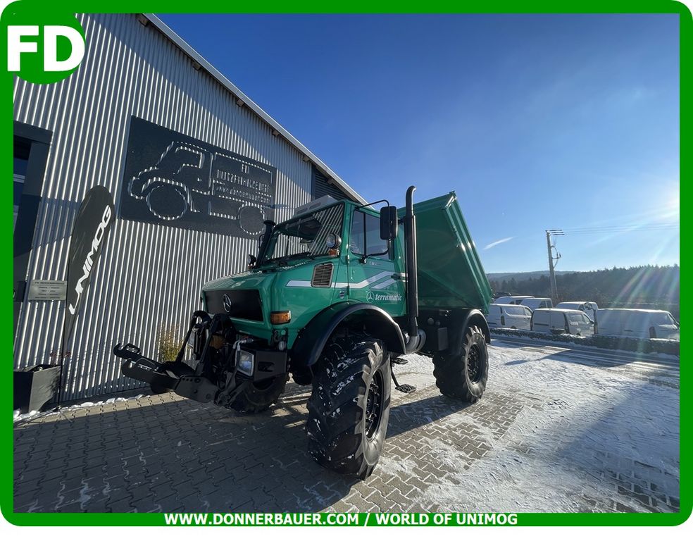 Mercedes Unimog U2100 Agrar mit terramatic  1