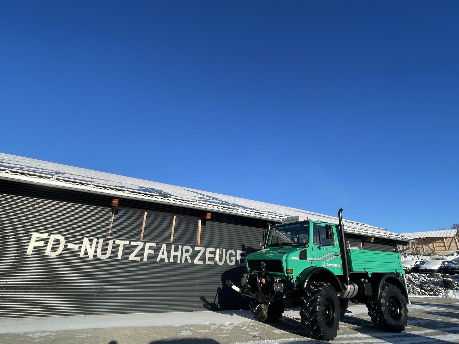 Mercedes Unimog U2100 Agrar mit terramatic  3