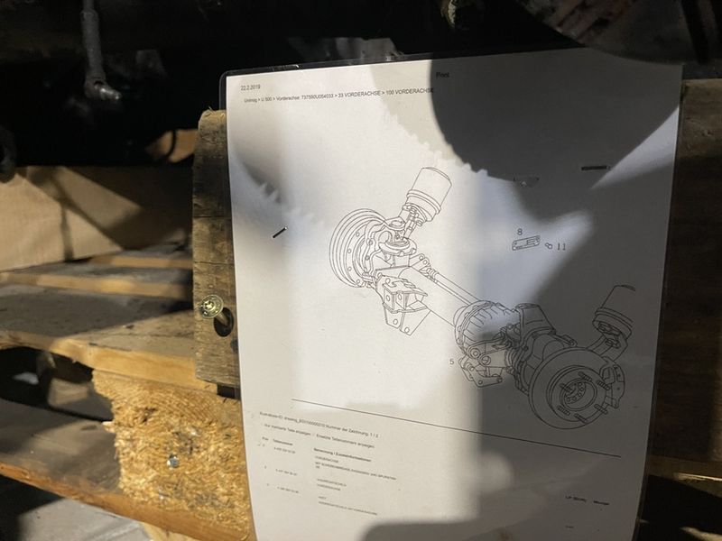 Unimog Achse für Unimog U500 2