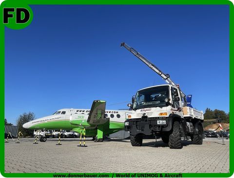 Unimog mit Kran-Funk -Seilwinde-Zapfwelle