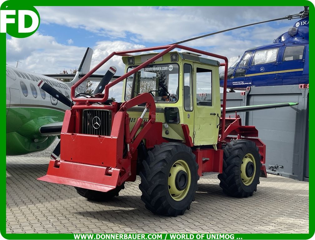 MB Trac 800 mit Werner Forstausrüstung  1