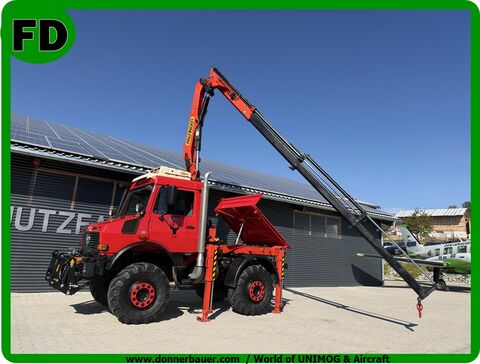 Unimog U1600 Agrar mit Ladekran
