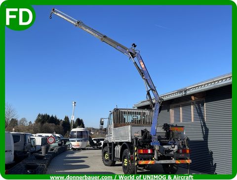 Unimog U300 mit Kran, Österreich Zulassung