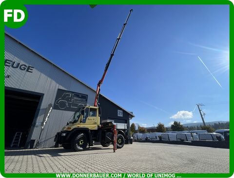 Mercedes Unimog U300 mit großen Kran, nur 7500 kg 