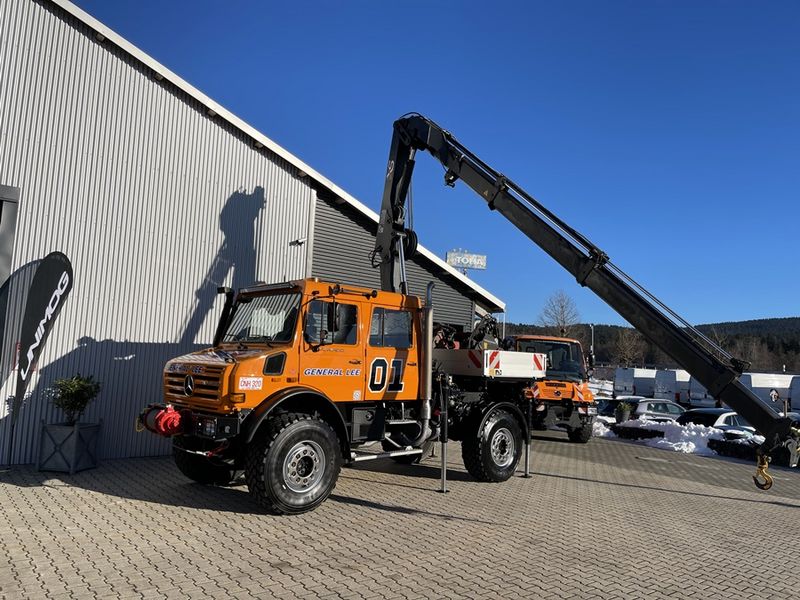 Mercedes Suche Unimog mit Kran  1