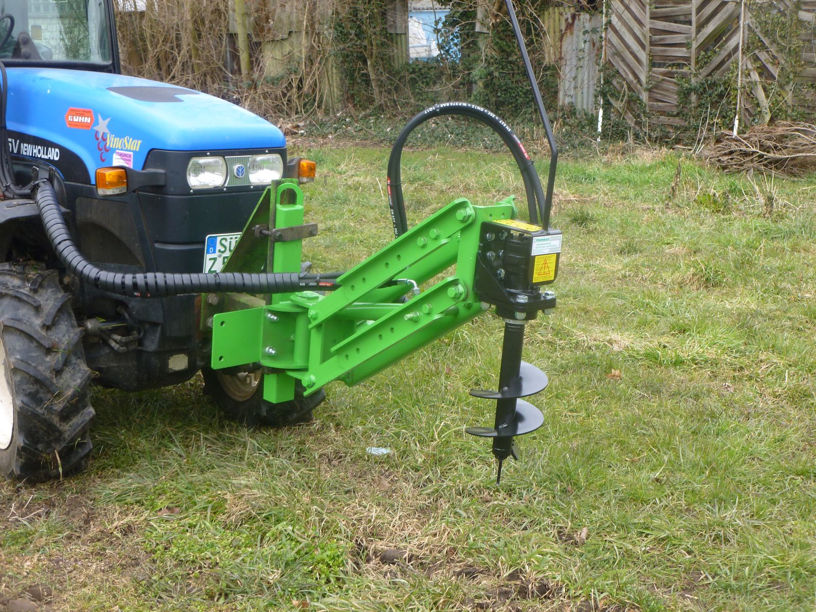 Fehrenbach Erdbohrgerät hydraulisch mit Parallelführung 2