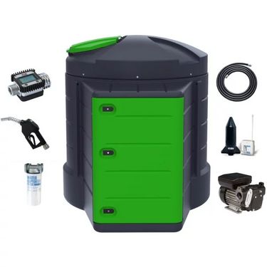 Sonstige Dieseltankstelle Pumpe Zähler 2500L doppelwandig