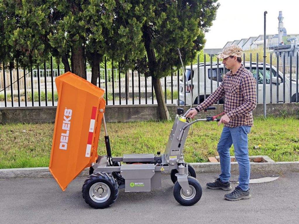Deleks elektrische Schubkarre mit hydraulischer  2