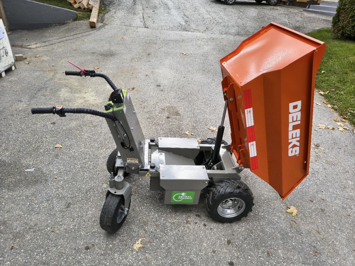 Deleks elektrische Schubkarre mit hydraulischer  2