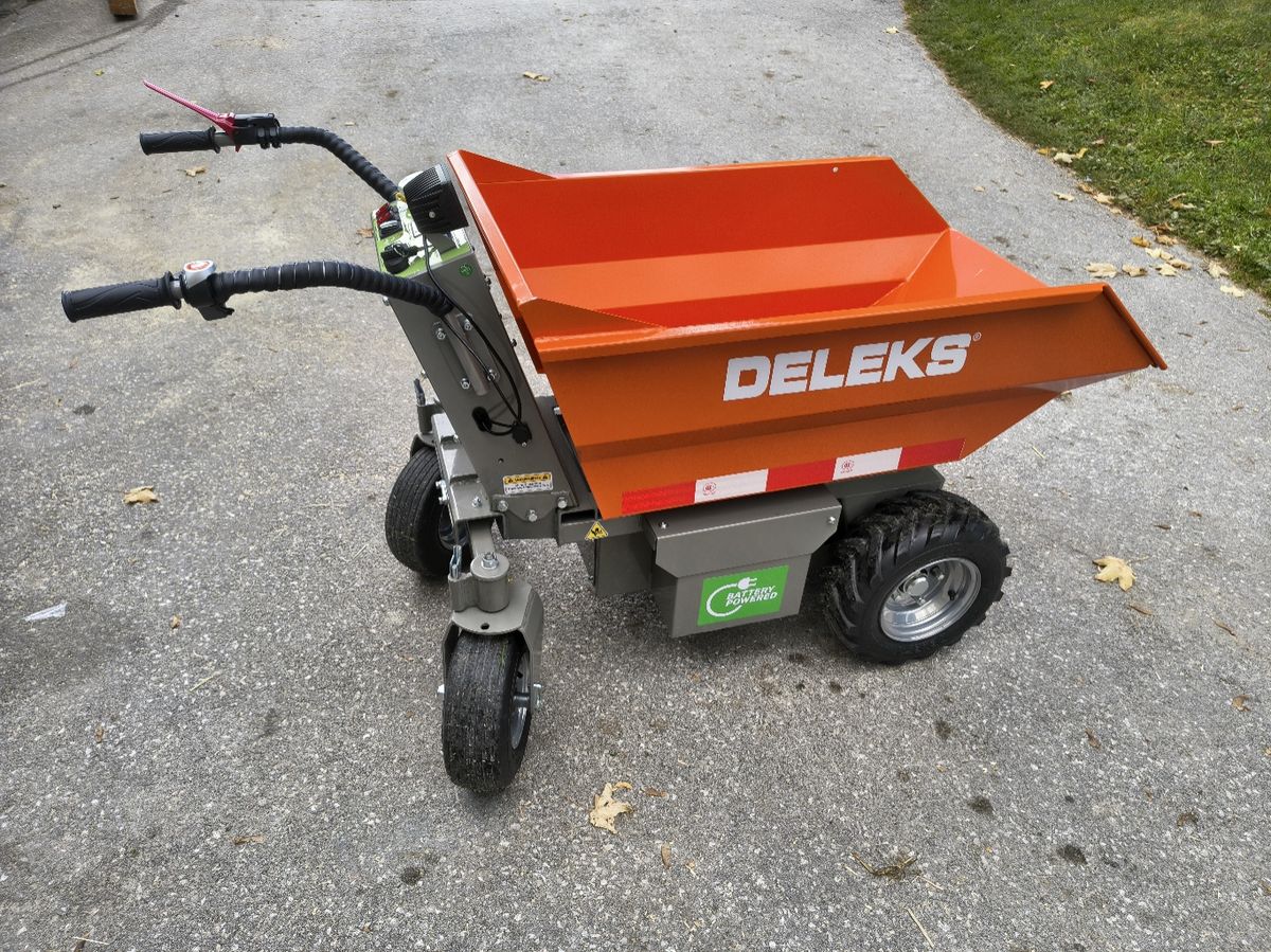 Deleks elektrische Schubkarre mit hydraulischer  3