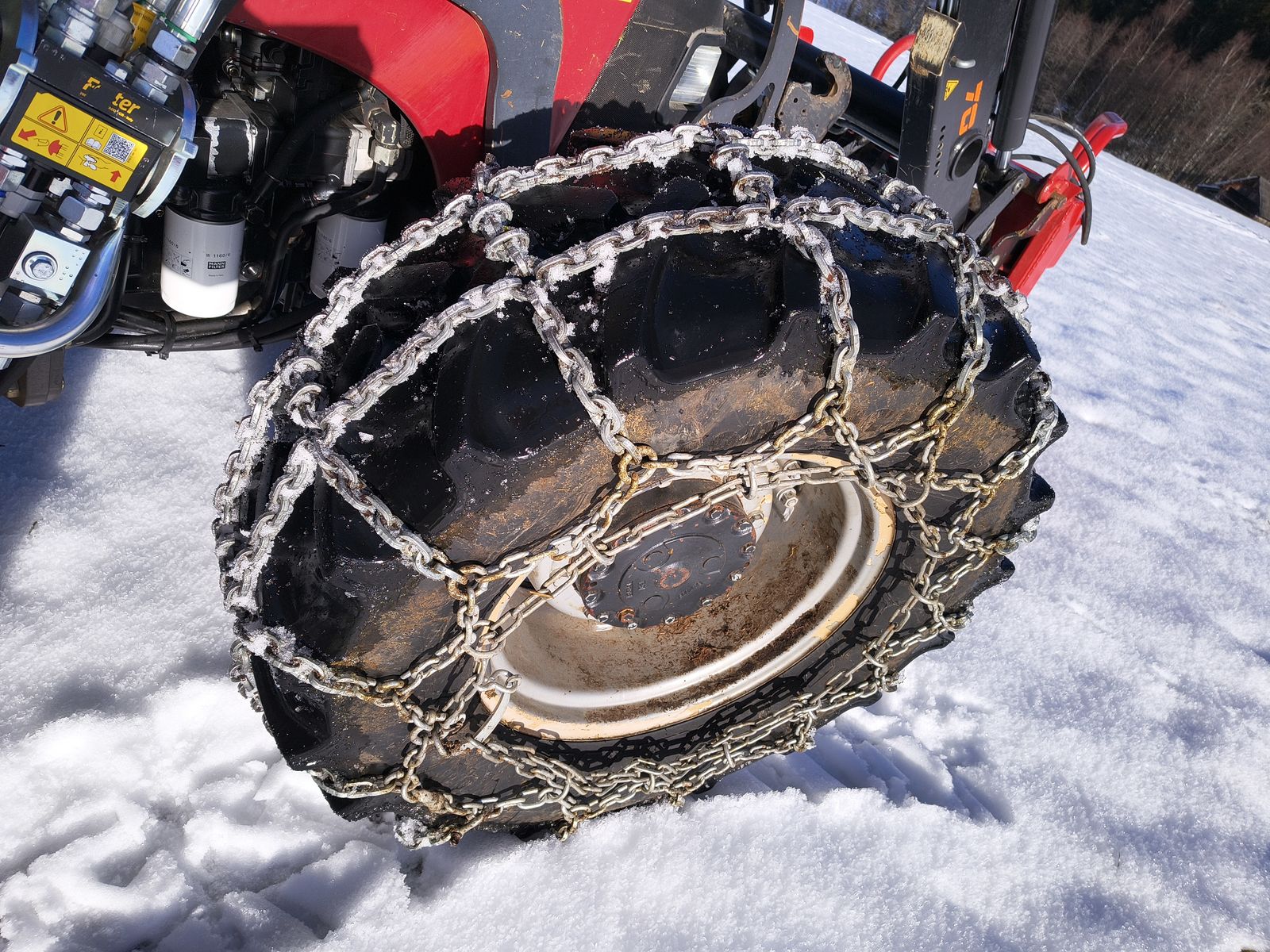 KWB 440/65R24 oder 420/85R24 Schneekette 2