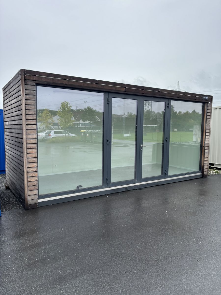 Container mit Holzfassade 6,2x2,6m 2