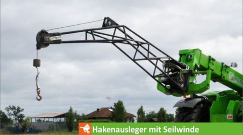 Hackenausleger mit Seilwinde von Merlo