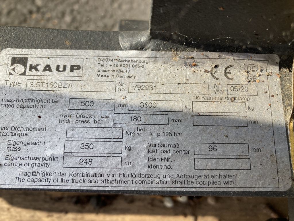 Kaup 3.5T160BZA 2