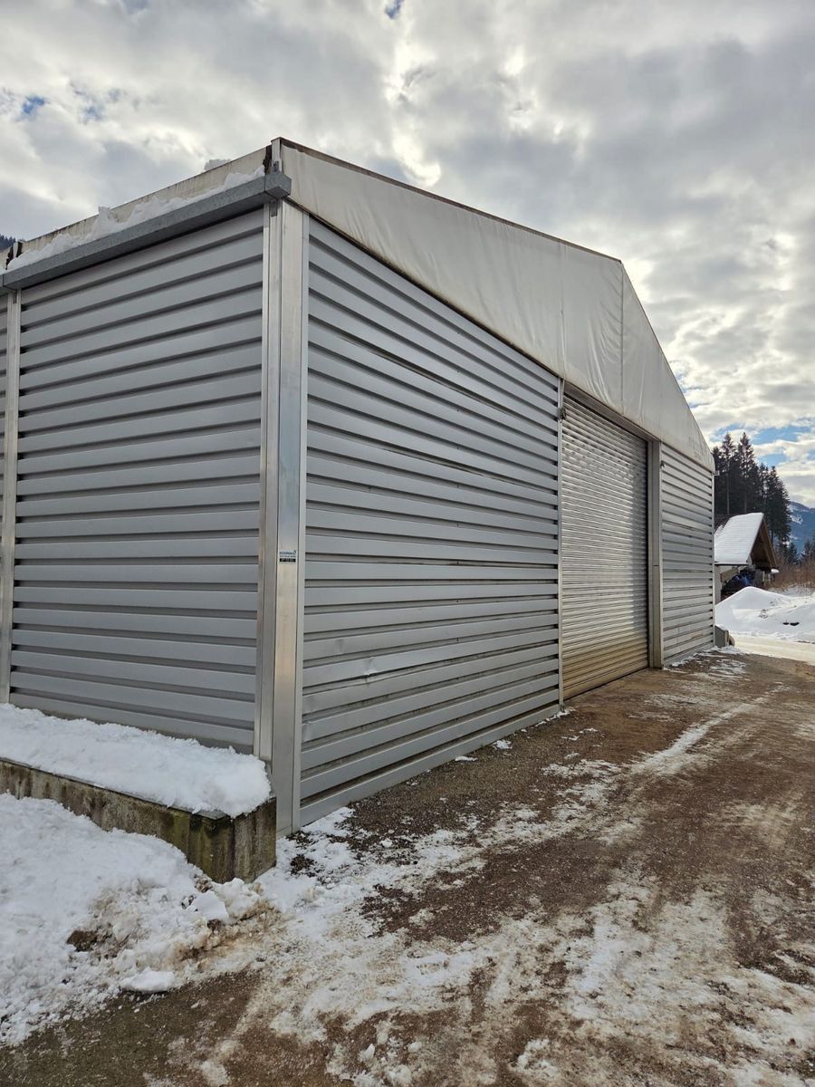 Eschenbach Lagerhalle mit Schneelast 2