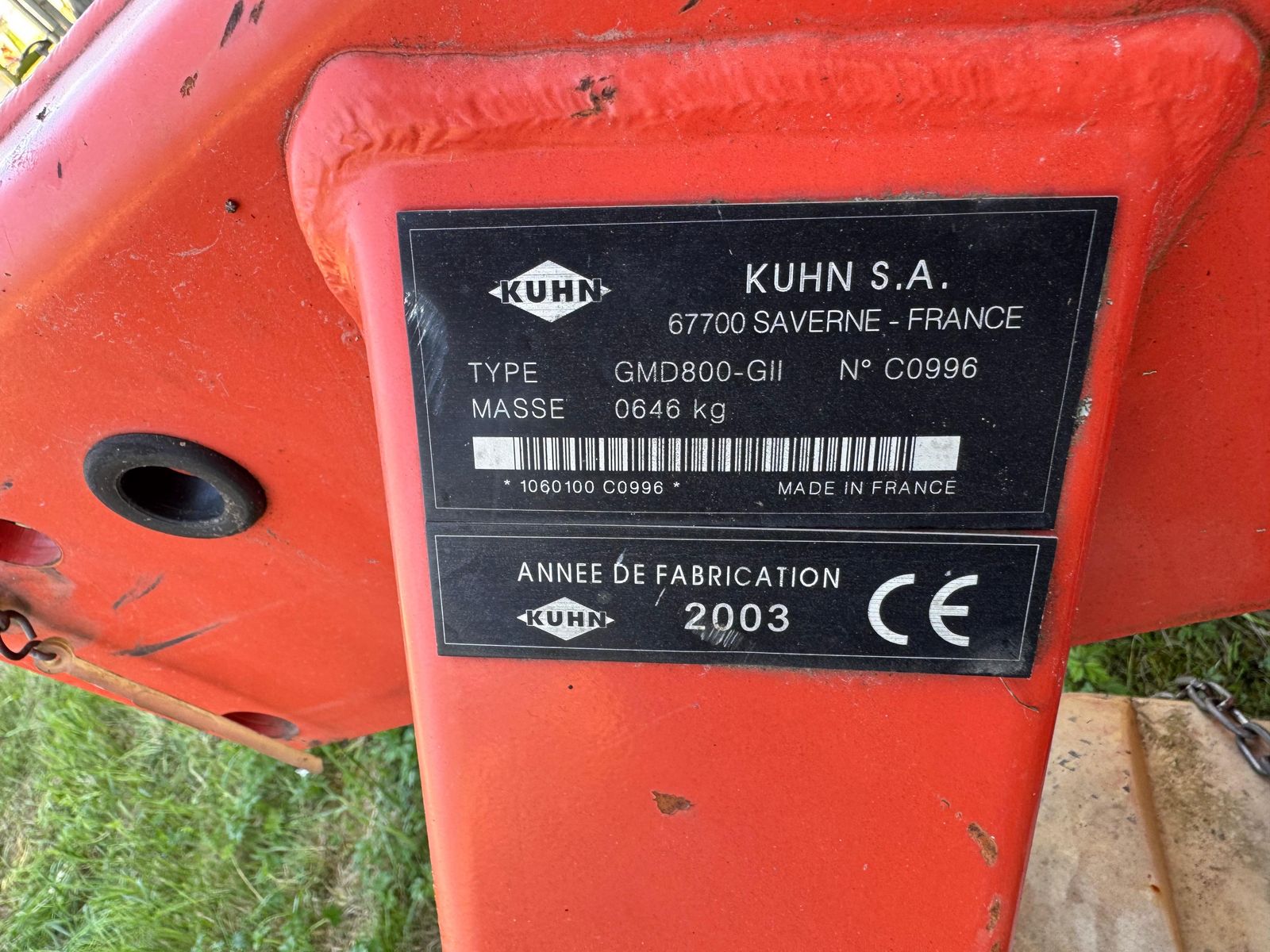 Kuhn GMD 800 G-2 3