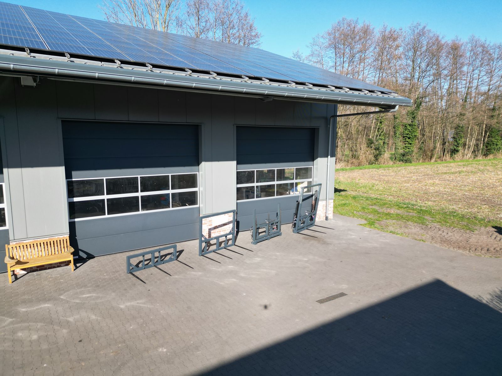 hydraulisch klappbare Ballengabel 2