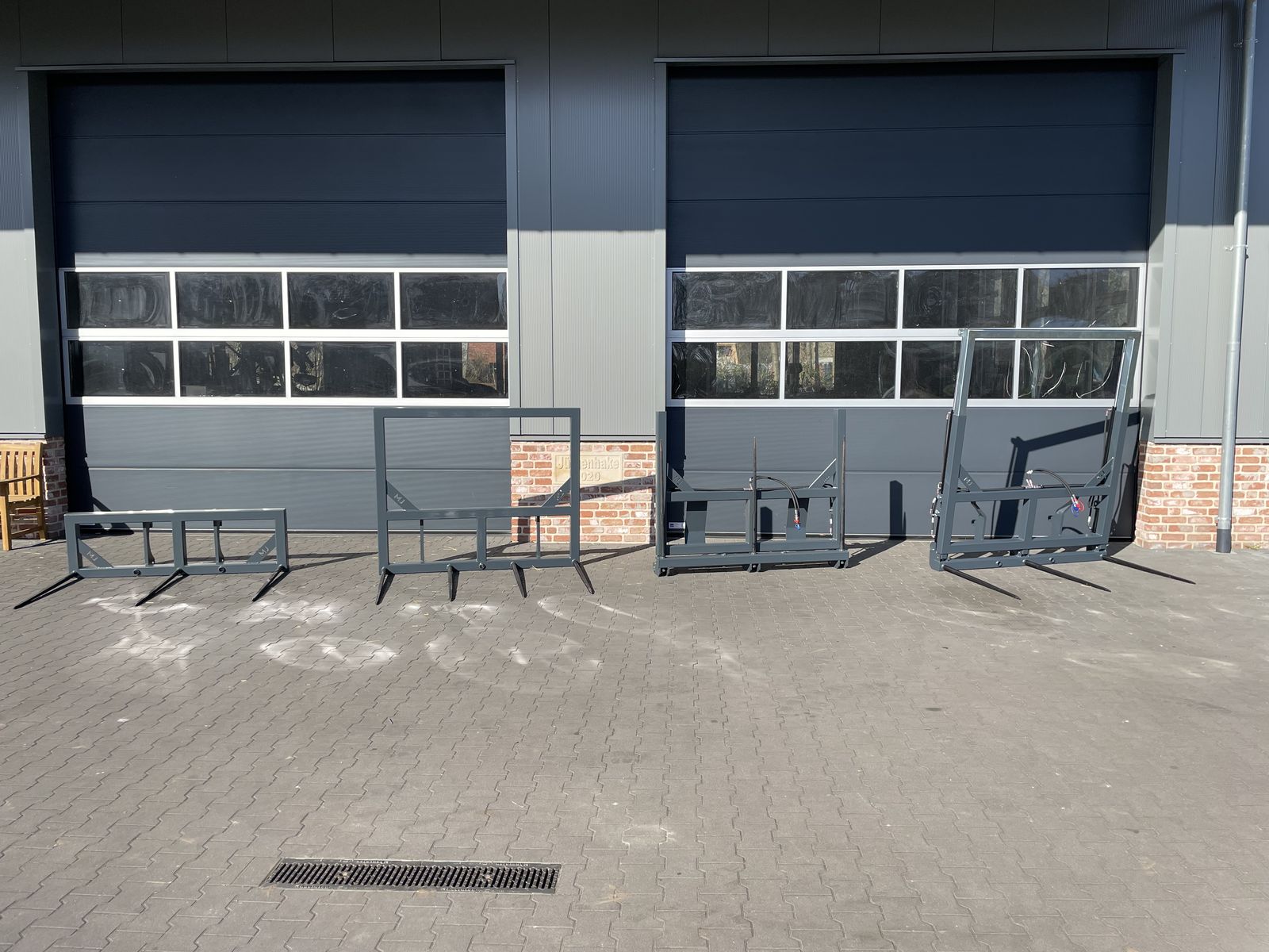 hydraulisch klappbare Ballengabel 3