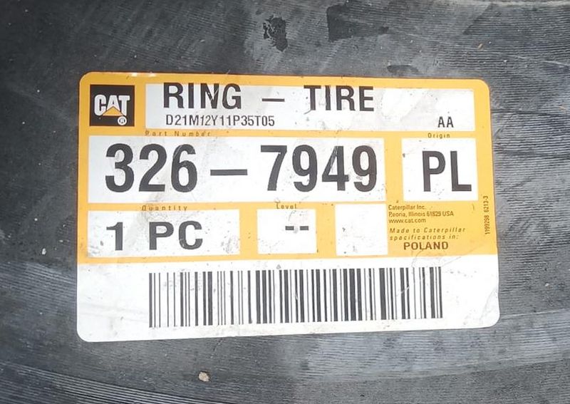 CAT Rubber Tire Ring für Mobilbagger 3