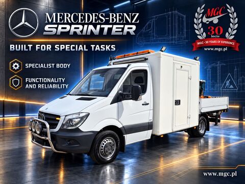 Mercedes Sprinter 516 / Palfinger HDS / Serviced!