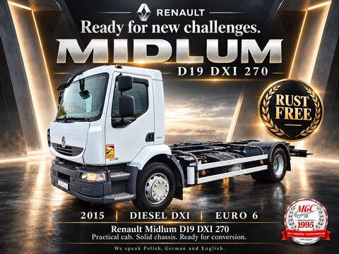 Renault Midlum 270 / D19 / No rust! / Serviced!