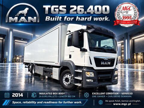 MAN TGS 26.400 / LONG CONTAINER 24 EUROPALET