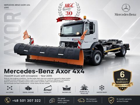 Sonstige Axor 1833 4X4 / SERVICED! / SCHMIDT PLOW