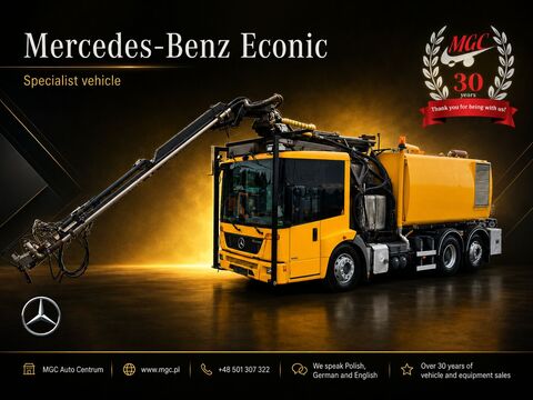 Mercedes Econic 2629 6X2 / Water GUN / Cleaning truck