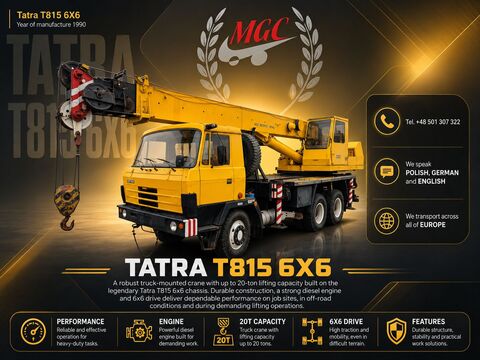 Sonstige T815 / 6X6 / 20Tons / Chepper