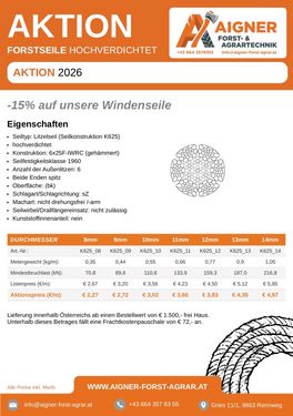 Carl Stahl Forstseil Hochverdichtet
