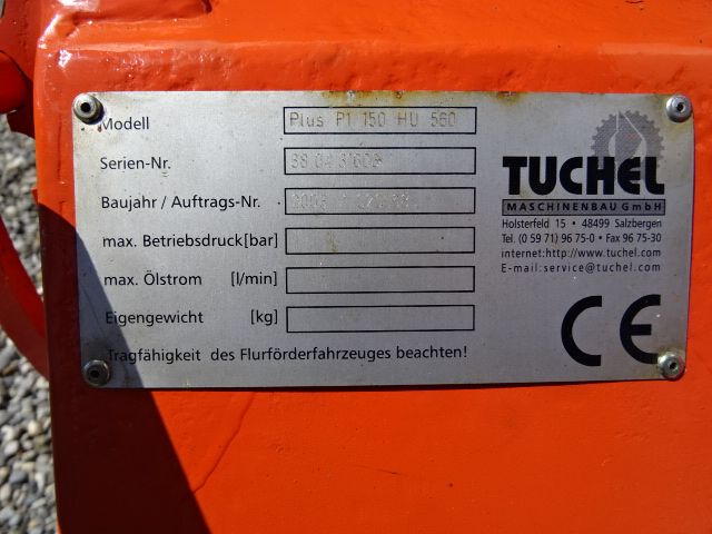 Tuchel, Plus P1 150 HU560, 2003 Kehrmaschinen 4/4