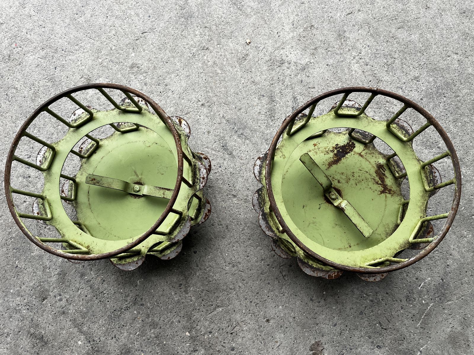 Aebi, Räder Gitterrad, 4.00-8 mit Flansch 2