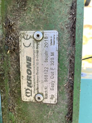 Krone Easy Cut  F 320 M -gebrauchtes Frontmähwerk 3,2m