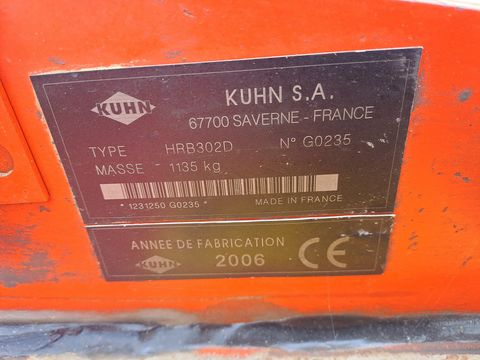 Kuhn HRB 302 D - Kreiselegge 3m